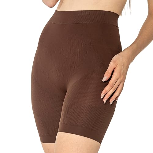 SLIMCELL Anti Cellulite Kurze Leggings Damen Draining - Shape Leggings Damen, Mikrofaser Shapewear Bauchweg, Kompressionsstrumpfhose, Kompressionsleggins - Made in Italy von SLIMCELL Gambetti