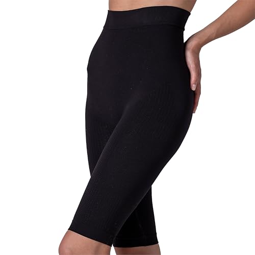 SLIMCELL Anti Cellulite Leggings Damen Draining Kurze Radlerhose - Shape Leggings Damen, Mikrofaser Shapewear Bauchweg, Kompressionsstrumpfhose, Kompressionsleggins - Made in Italy von SLIMCELL Gambetti