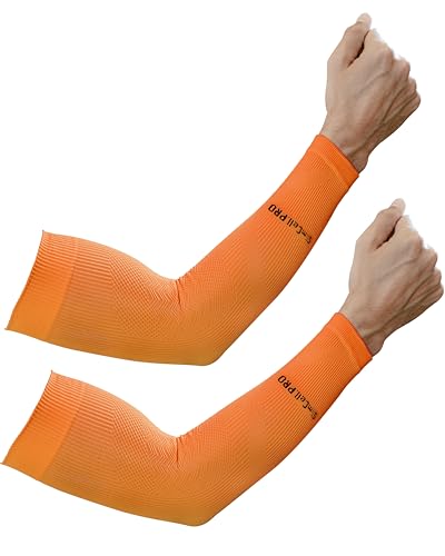 SLIMCELL PRO Armstulpen Damen Herren UV Protection Sleeves - Volleyball Armschoner, Arm Sleeve Gaming, Armsleeve Padel, Armstulpen Herren, Armlinge Tennis, Arm Stulpen Kompression - Made in Italy von SLIMCELL Gambetti