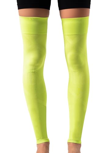 SLIMCELL PRO Kniestrümpfe lang Sport Anti UV Uni - Kompressionsstrümpfe, abgestufte Kompressionssocken ohne Fuß, Kompression, Wadenkompression Herren und Damen - Made in Italy, NEON LIME, XS-S SLIMCELL PRO Kniestrümpfe lang Sport Anti UV Uni - Kompressionsstrümpfe, abgestufte Kompressionssocken ohne Fuß, Kompression, Wadenkompression Herren und Damen - Made in Italy, NEON LIME, XS-S von SLIMCELL Gambetti