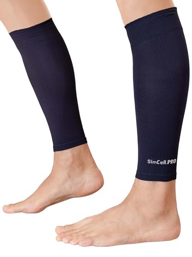 SLIMCELL PRO Waden Kompression Herren Damen Anti Uv Unisex - Calf Sleeve, Waden Compression Elastisches, Wadenbandage Herren, Kompression Waden Damen - Made in Italy von SLIMCELL Gambetti
