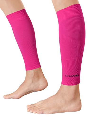 SLIMCELL PRO Waden Kompression Herren Damen Anti Uv Unisex - Calf Sleeve, Waden Compression Elastisches, Wadenbandage Herren, Kompression Waden Damen - Made in Italy von SLIMCELL Gambetti
