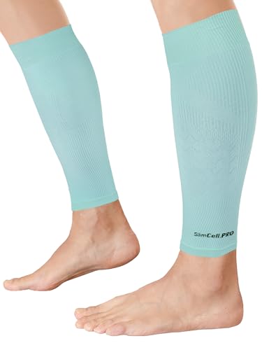 SLIMCELL PRO Waden Kompression Herren Damen Anti Uv Unisex - Calf Sleeve, Waden Compression Elastisches, Wadenbandage Herren, Kompression Waden Damen - Made in Italy von SLIMCELL Gambetti