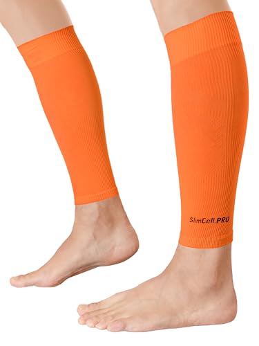 SLIMCELL PRO Waden Kompression Herren Damen Anti Uv Unisex - Calf Sleeve, Waden Compression Elastisches, Wadenbandage Herren, Kompression Waden Damen - Made in Italy von SLIMCELL Gambetti