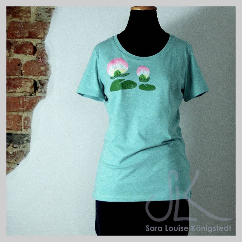 Lotos Shirt | T-Shirt Biobaumwolle Lotus Lotos Shirt | T-Shirt Biobaumwolle Lotus von SLKManufaktur