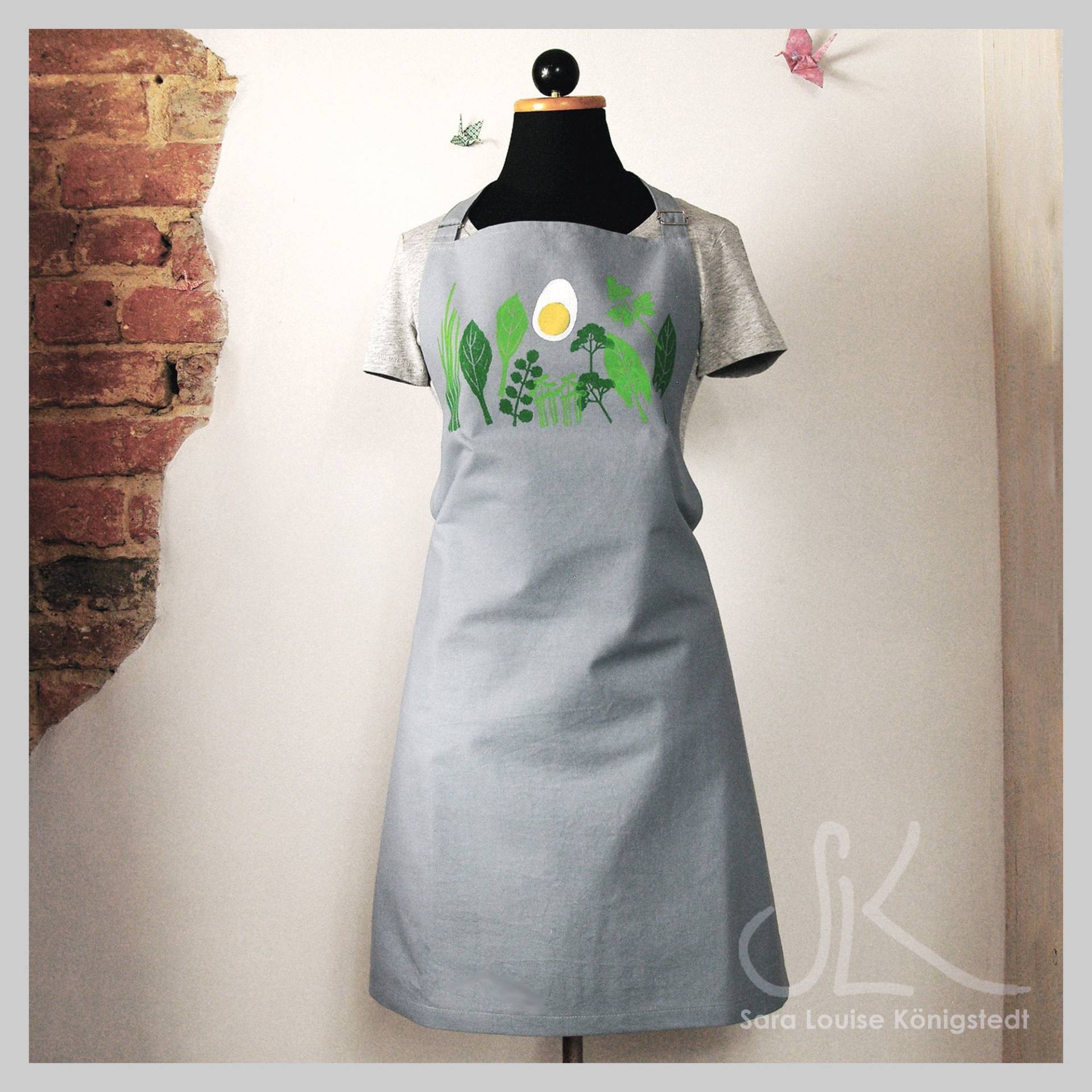 Schürze | Frankfurter Grüne Soße Latzschürze Grie Soß Upcycling Schürze | Frankfurter Grüne Soße Latzschürze Grie Soß Upcycling von SLKManufaktur