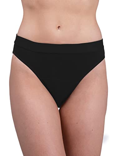 SLOUCHER Perioden Menstruation Unterwäsche Damen Slip, 2er Pack, Farbe:schwarz, Größe:M von SLOUCHER