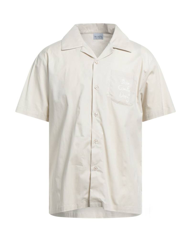 SLOW COMFY DAY Hemd Herren Beige von SLOW COMFY DAY