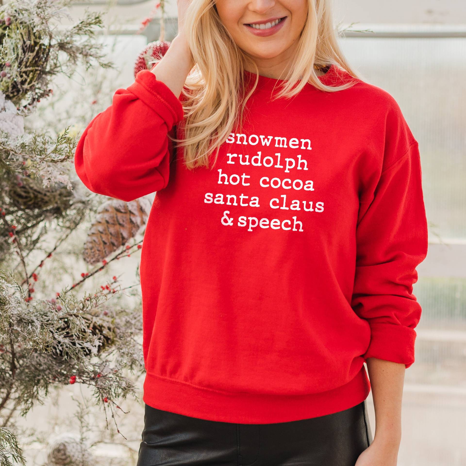 Weihnachtsliste | Logopädie Shirt Weihnachtsrede Logopäde Logopädologe Sweatshirt Sprechpullover Urlaubsshirt Weihnachtsliste | Logopädie Shirt Weihnachtsrede Logopäde Logopädologe Sweatshirt Sprechpullover Urlaubsshirt von SLPLikeMe