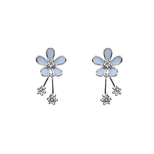 SLUYNZ 925 Sterling Silber Gänseblümchen Blumen Ohrringe Ohrstecker für Frauen Damen Zarte Blumen Ohrringe Tropfen von SLUYNZ