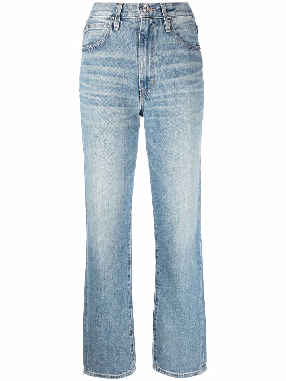 SLVRLAKE London High-Waist-Jeans - Blau von SLVRLAKE