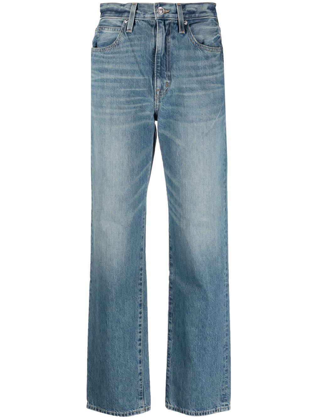 SLVRLAKE London Straight-Leg-Jeans - Blau von SLVRLAKE