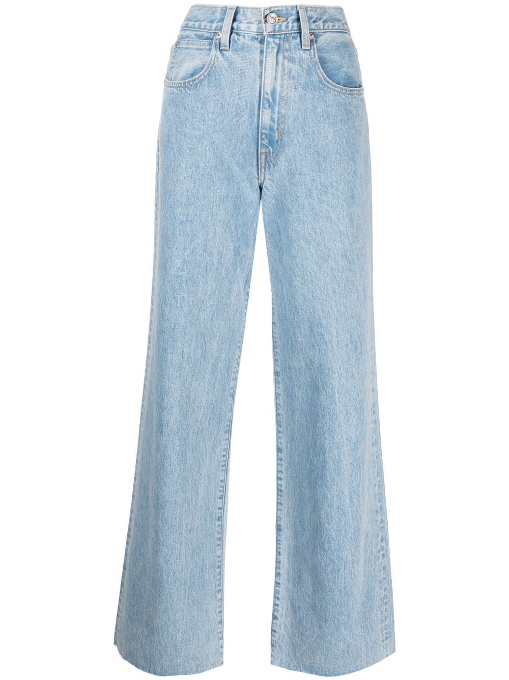 SLVRLAKE Weite Jeans mit hohem Bund - Blau von SLVRLAKE