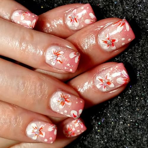 24pcs Press Auf Nägeln Mandelkleber Auf Nägeln Französisch Gefälschte Designs Falsche Künstliche Geschenke Für Frauen Mädchen Acrylklesum Nagel Für Frauen Klar von SLXLYH