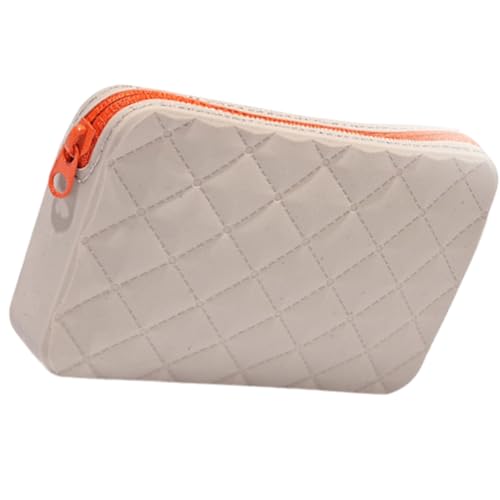 Ästhetische Bleistiftkoffer Silikonbeutel Make Up Tasche Große Kapazität Stift Zurück In Die Schule Vorräte Für Mädchen Einfache Ästhetik Großer Kapazität Silikon von SLXLYH