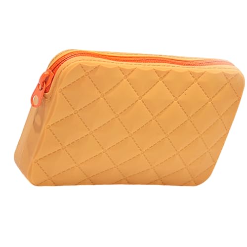 Ästhetische Bleistiftkoffer Silikonbeutel Make Up Tasche Große Kapazität Stift Zurück In Die Schule Vorräte Für Mädchen Einfache Ästhetik Großer Kapazität Silikon von SLXLYH