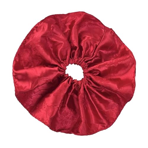 Elegante übergroße Stoff-Haargummis, koreanische Haargummis, Haarschmuck für Damen, elastischer Pferdeschwanz-Halter von SLXLYH