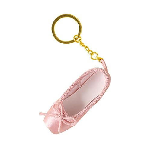 Kleine Stoff Ballettschuhe Schlüsselbund Pointe Schuhe Keyrings Handgefertigte Pointe Charm Bag Penddant Geschenk Für Tanzliebhaber von SLXLYH