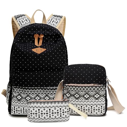 Rucksäcke Für Girl 3PCS Kids Kinder Teen School Rucksack Mit Umhängetaschen Bleistiftbeutel Set Schöne Büchertaschen Reise Rucksäcke Mit Schulter von SLXLYH