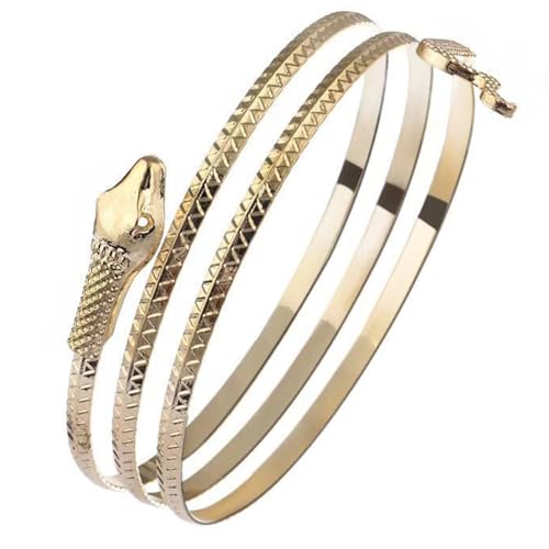 SLXLYH Ägyptisches Cosplay-Stirnband für Damen, Schlangenform, Armreif, Halloween, Haarband, Karneval, Party, Kopfbedeckung für Teenager, Erwachsene (1 Armband) von SLXLYH