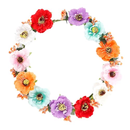 SLXLYH Blumenkronen-Stirnbänder für Braut Brautjungfern Hochzeit Kopfschmuck Frauen Mädchen Stirnbänder für Hochzeiten und Festivals SLXLYH Blumenkronen-Stirnbänder für Braut Brautjungfern Hochzeit Kopfschmuck Frauen Mädchen Stirnbänder für Hochzeiten und Festivals von SLXLYH