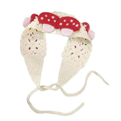 SLXLYH Damen-Haarbänder, Dreiecke, Kopftuch, elastisch, schönes Muster, Haarschal für Damen und Mädchen, Haarschmuck (Pilz-Stirnband) von SLXLYH