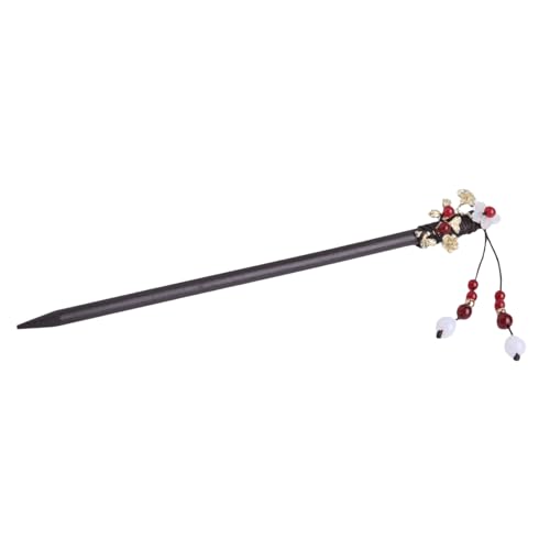 SLXLYH Elegante chinesische Haarnadel für Damen, traditionelle, ästhetische Handarbeit, baumelndes Holz, für Han, Kostüm-Requisiten (Bstyle bei Nacht) von SLXLYH