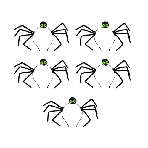 SLXLYH Evil Eyes Spinnen Stirnband Weihnachten Kopfbedeckung Halloween Party Foto Requisiten Spinnen Party Kopfbedeckung Cosplay Zubehör (Grün) von SLXLYH