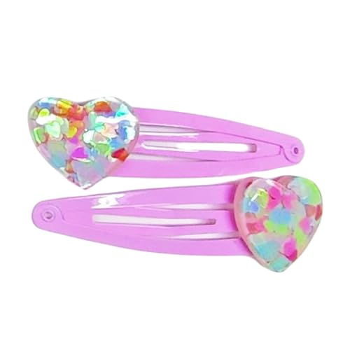SLXLYH Haarspange für Mädchen, Wassermelone, für Damen, Kinder, Schmetterling, Kopfschmuck, Haarspangen, Schneckenform, süße 2000er-Jahre-Mädchen-Haarnadeln (Love 14) von SLXLYH