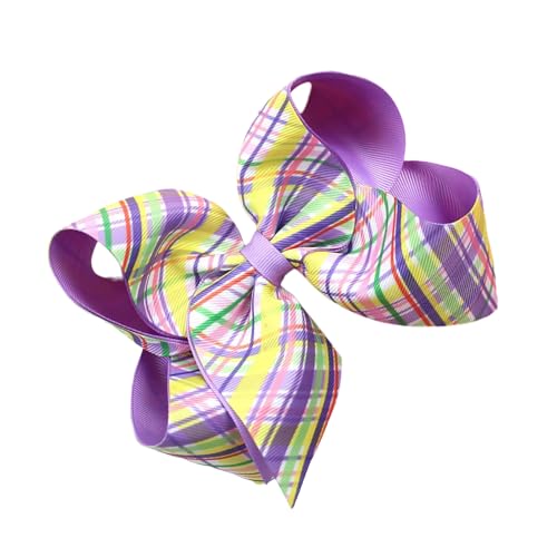 SLXLYH Haarspange mit Ostermotiv und Schleife, Hasen-Druck, Haarspange für Kinder und Erwachsene, für Festivals, Partys und Versammlungen (5) von SLXLYH