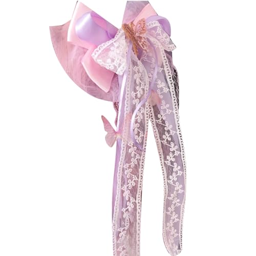 SLXLYH Haarspange mit Schleife, elegant, Lolitas-Stil, schöne Haarspange für Teenager und Frauen (und Band) von SLXLYH
