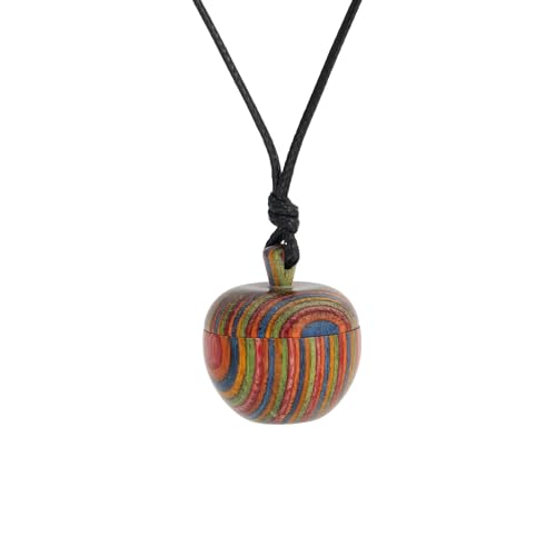 SLXLYH Halskette mit -Anhänger, aus Holz, mit Wachsband, für Herren und Damen, ethnische Aufbewahrung, Anhänger, Halsketten, Schmuckzubehör SLXLYH Halskette mit -Anhänger, aus Holz, mit Wachsband, für Herren und Damen, ethnische Aufbewahrung, Anhänger, Halsketten, Schmuckzubehör von SLXLYH