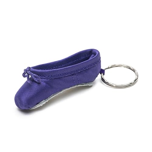 SLXLYH Miniaturpunkte Schuhschlüsselkette Exquisiter Schlüsselring Für Ballettliebhaber Farbenfrohe Multifunktionale Autotaschen Schlüsselringe Ornamente von SLXLYH