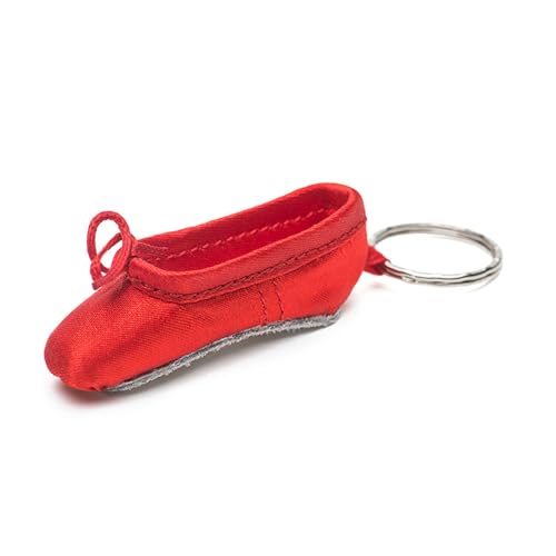 SLXLYH Miniaturpunkte Schuhschlüsselkette Exquisiter Schlüsselring Für Ballettliebhaber Farbenfrohe Multifunktionale Autotaschen Schlüsselringe Ornamente von SLXLYH