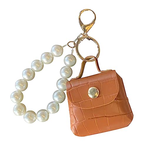 Modische Tragbare Geld Kleine Tasche Perlenbeutel Anhänger Autoschlüsselketten Leder Für Schlüssel Münzen Lippenstift Perlen Bag Anhänger von SLXLYH