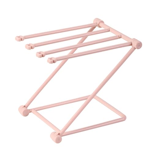 SLXLYH Multifunktionales trendiges Haaraccessoires, faltbares Display-Rack, vertikales Display, Regal, Schreibtisch-Aufbewahrungsregal für Damen von SLXLYH