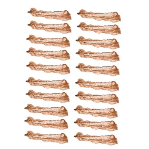 SLXLYH Unsichtbares Nylon-Haarnetz, weiche elastische Linien, Haarnetz, Ballett, Tanz, Snoods für Gastronomiearbeiter, 50 cm, goldfarben, 10/20 Stück SLXLYH Unsichtbares Nylon-Haarnetz, weiche elastische Linien, Haarnetz, Ballett, Tanz, Snoods für Gastronomiearbeiter, 50 cm, goldfarben, 10/20 Stück von SLXLYH