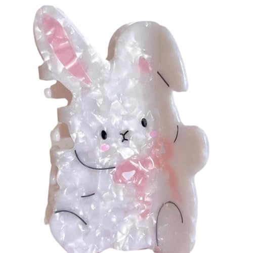 Schöne Kaninchen-Haarklammer für Mädchen, koreanische Haarklammer, rutschfester Pferdeschwanz-Halter, Cartoon-Thema, Haarklammer für Frauen, Frisur von SLXLYH