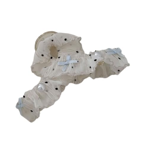 Stilvolle Haarspange, modisches Haar-Accessoire, Spitze und Punkte, Dekoration, Kopfbedeckung, einfach zu verwenden, um jedem Outfit Charme zu verleihen von SLXLYH