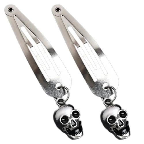 Unverwechselbare Metall-Haarspange, Entenschnabel-Clip, 2024, für Damen und Mädchen, Kopfbedeckung, Herzanhänger, Haarnadel, Haar-Accessoire für den täglichen Gebrauch von SLXLYH