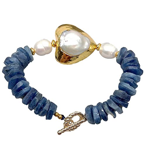 SLXWSXZE Rough White Reborn Keshi Rice Pearl strand Bracelet SLXWSXZE Rough White Reborn Keshi Rice Pearl strand Bracelet von SLXWSXZE