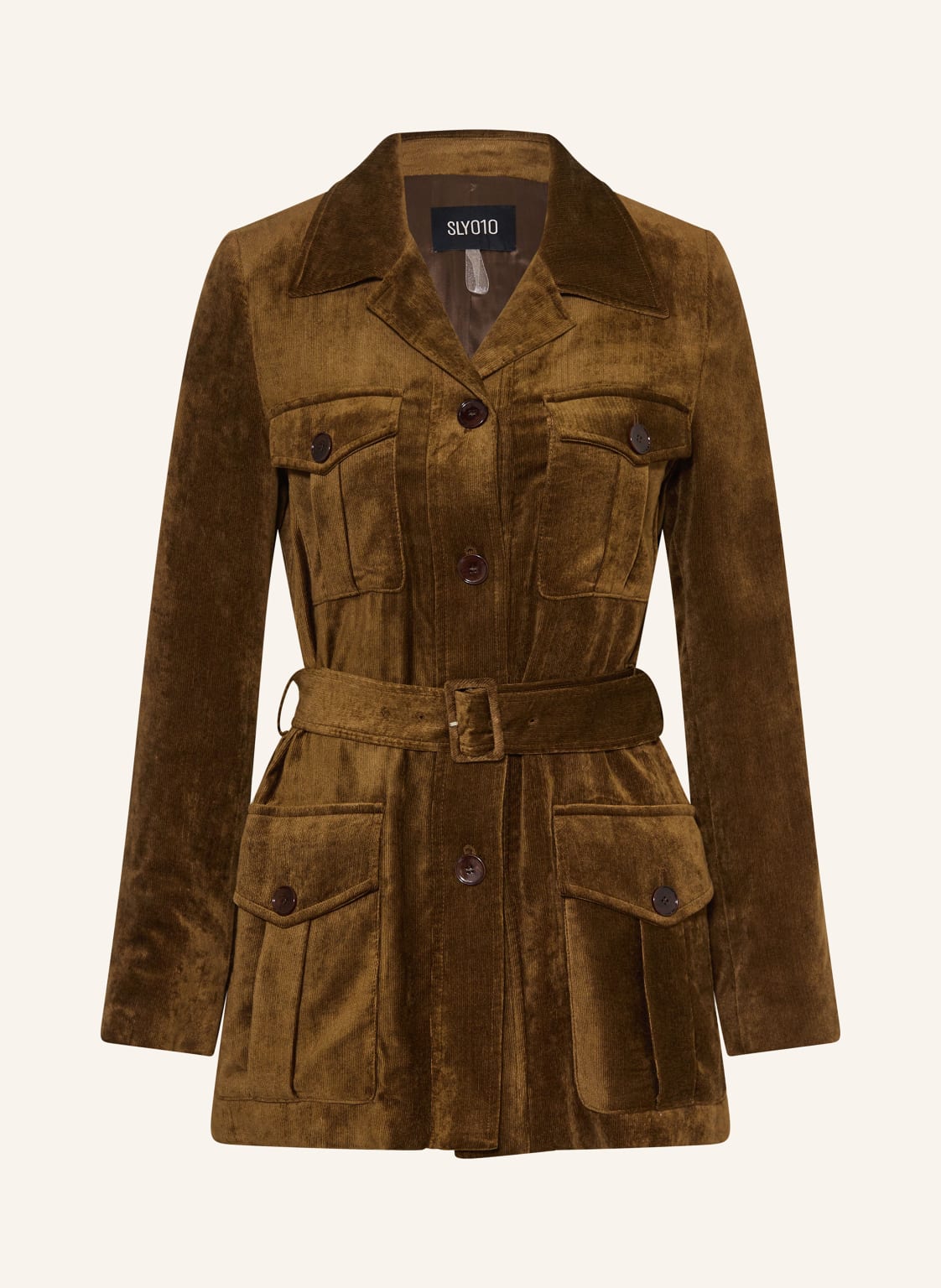 Sly 010 Fieldjacket Kasia Aus Cord braun von SLY 010