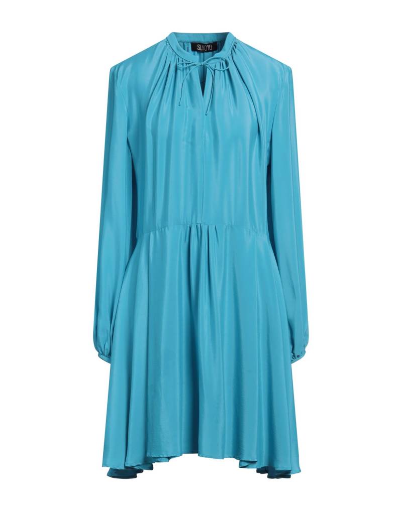 SLY010 Midi-kleid Damen Azurblau von SLY010