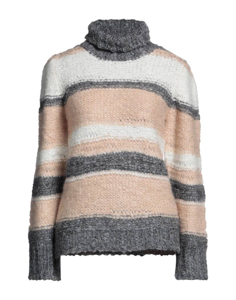SLY010 Rollkragenpullover Damen Hellrosa von SLY010