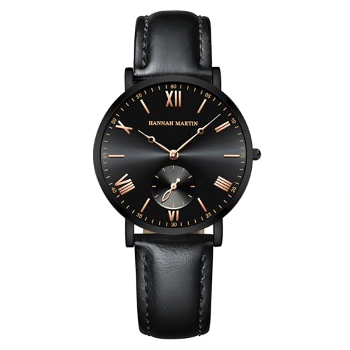 SLYHHZHMY Ladies Round Watch Gürteluhr Casual Business Watch Temperament Quarzuhr (HH) von SLYHHZHMY