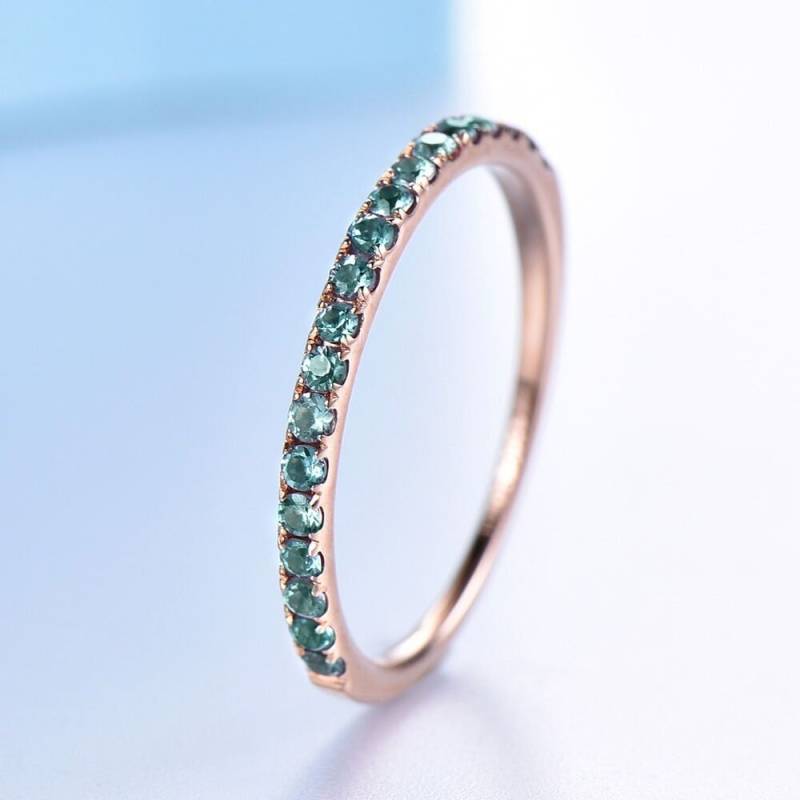 Alexandrit Ehering Rosegold Juni Geburtsstein Ring von SLoveDO