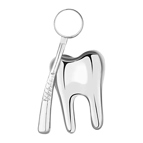 SM SunniMix Cartoon Hochzeit Brosche Pins, Zahn Anstecknadel Kostüme Abzeichen, Niedlichen Sicherheitsnadeln Emaille Anstecker Pins, Zahn Revers Pin für Zahnarzt Krankenschwester Kinder, ARGENT von SM SunniMix