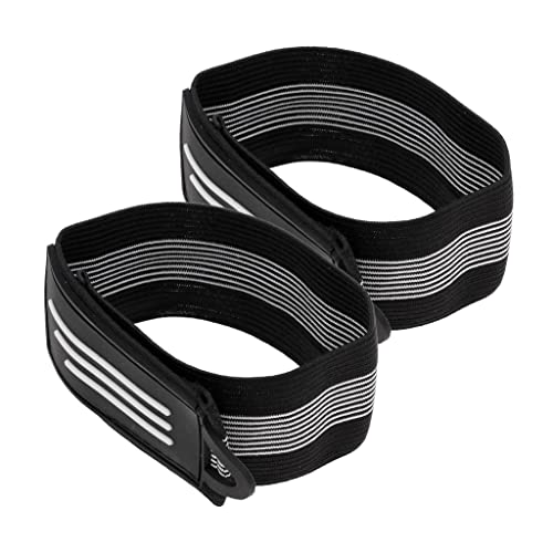 SM SunniMix Hosenband mit Klettverschluss - Radfahren Reflektorband Hosengummiband Beingummi Fahrrad Reflektoren Bänder für Herren Damen, Schwarz SM SunniMix Hosenband mit Klettverschluss - Radfahren Reflektorband Hosengummiband Beingummi Fahrrad Reflektoren Bänder für Herren Damen, Schwarz von SM SunniMix
