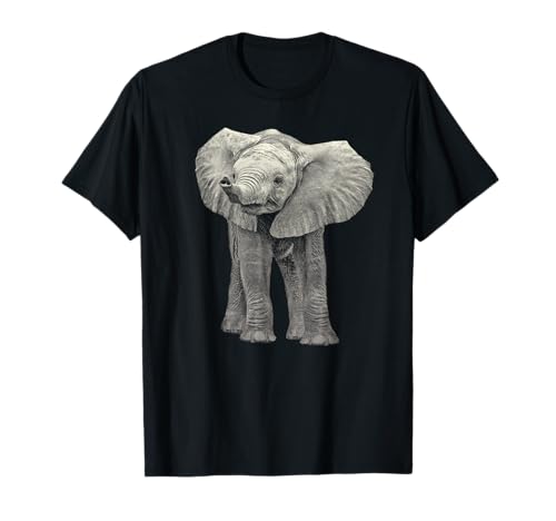 Entzückender Baby-Elefant T-Shirt Entzückender Baby-Elefant T-Shirt von SM's Wild for Africa Apparel