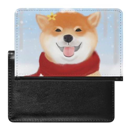 Reisepasshülle Shiba Inu Reisepass Tasche Reise Gadget Impfpass Hülle Für Damen Herren von SMACQ
